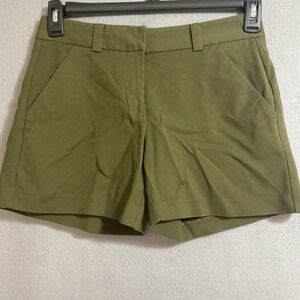 Vince Camuto Olive Green Shorts Career Casual Pockets Size‎ 0